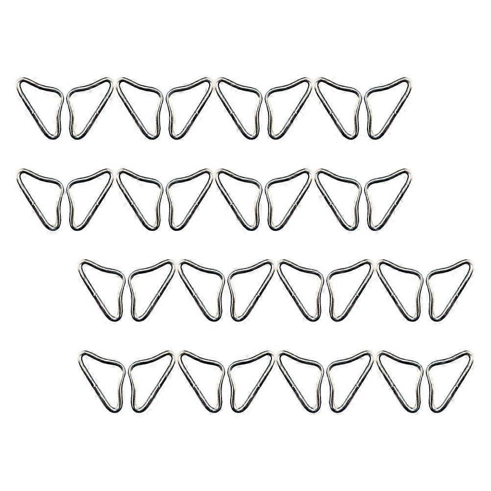 Trampoline Triangle Buckle Replacement 45Pcs for Enhanced Jumping Stability