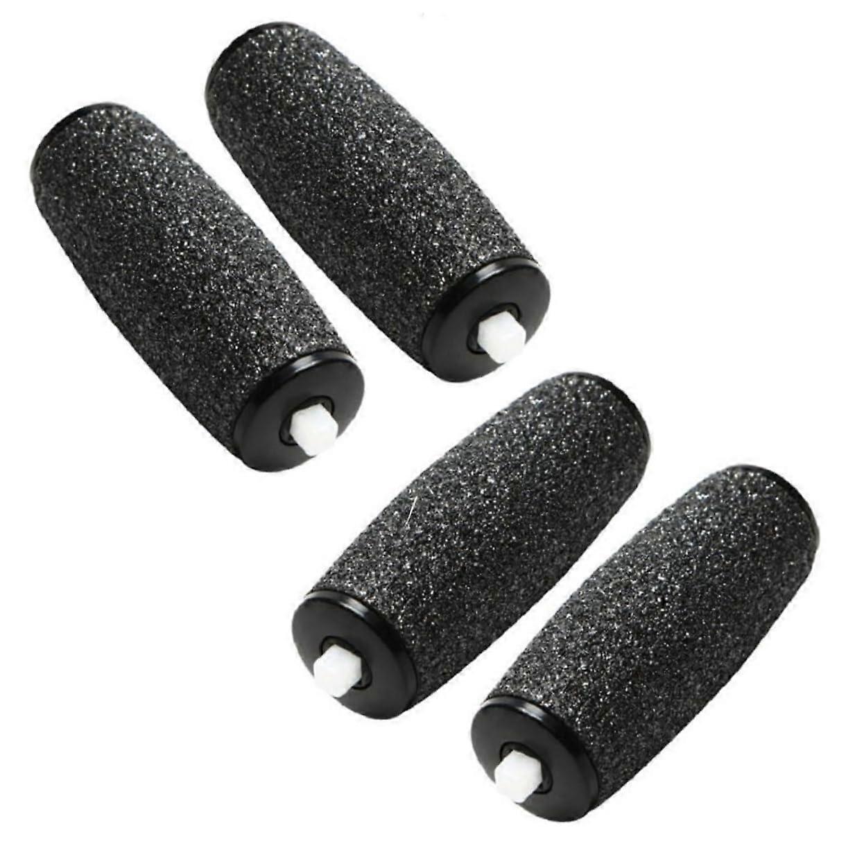 4PCS Electric Foot File Replacement Heads Extra Coarse Pedicure Roller Refill for Quick Callus Removal