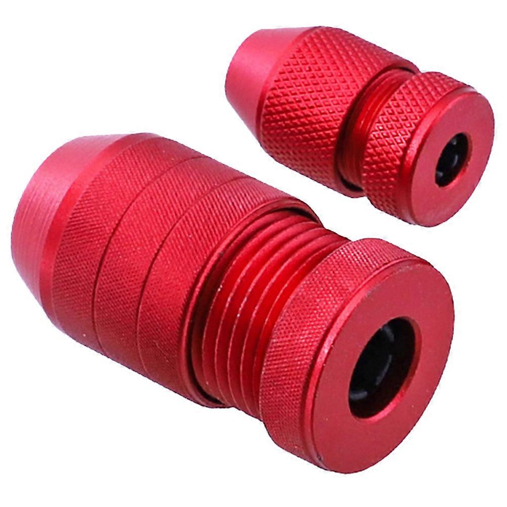 2pcs Adjustable Drill Depth Stops Aluminum Bit Stopper Tool
