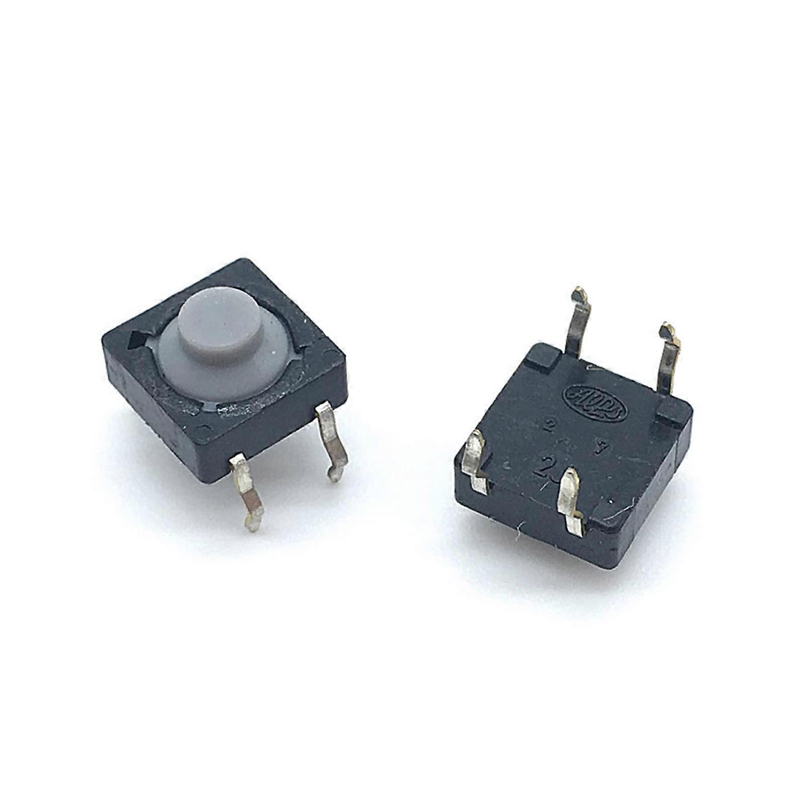 Tact Switch 20pcs Lot 8x8x5mm 4 Pin Conductive Silicone Soundless Tactile Push Button Micro Switch Self-Reset Momentary Switch