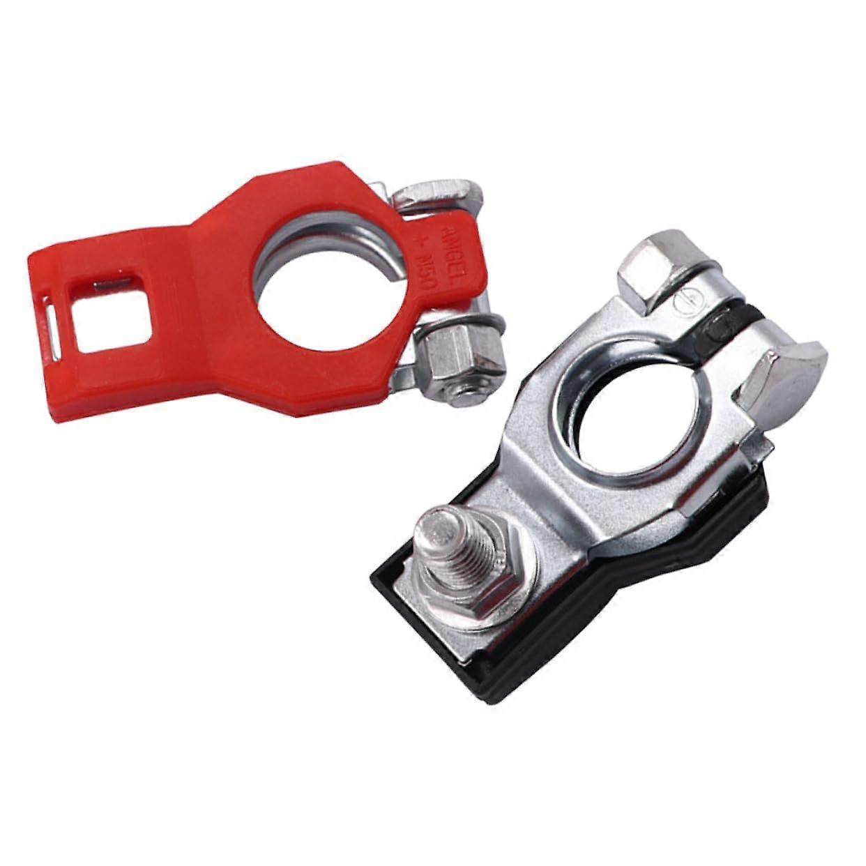 Battery Terminal Connector Clamps  Post Cable Easy Install And Grounding Compact Design For Car Boat RV Motorcycle