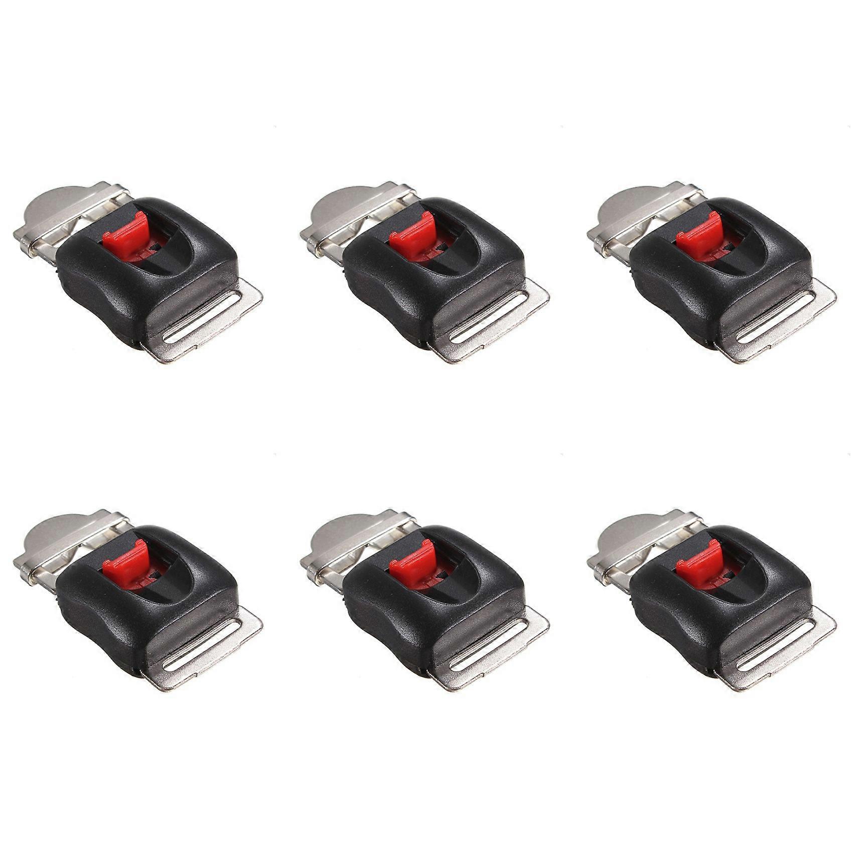 6X Universal Motorcycle Helmets Clip Strap Quick Release Disconnect Buckle 