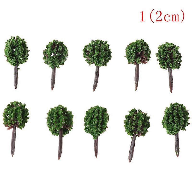 20Pcs Shrub Vegetation Military Scene Sand Table Landscape Tree Model Deor