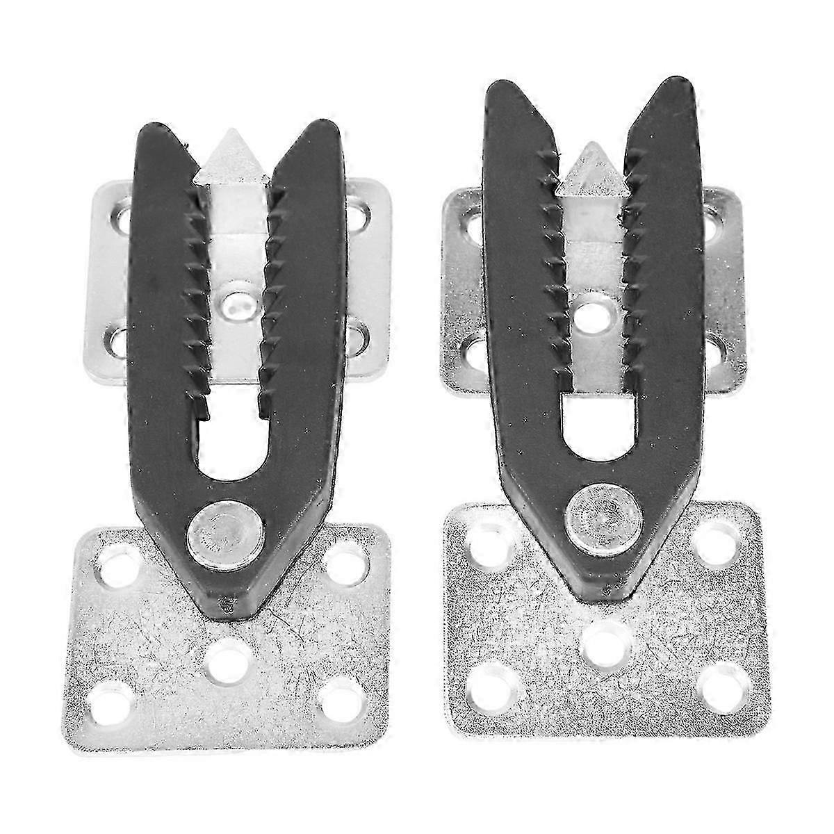 2 Pieces Sofa Couch Sectional Furniture Connector Joint Snap Alligator Style Connecting Brackets for Modular Assembly