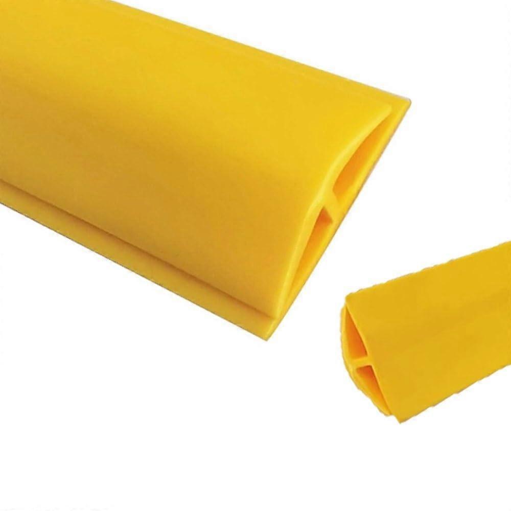 Floor Transition Strip PVC Carpet to Tile Seamless AntiTrip Edge Protector Yellow 23ft WearResistant