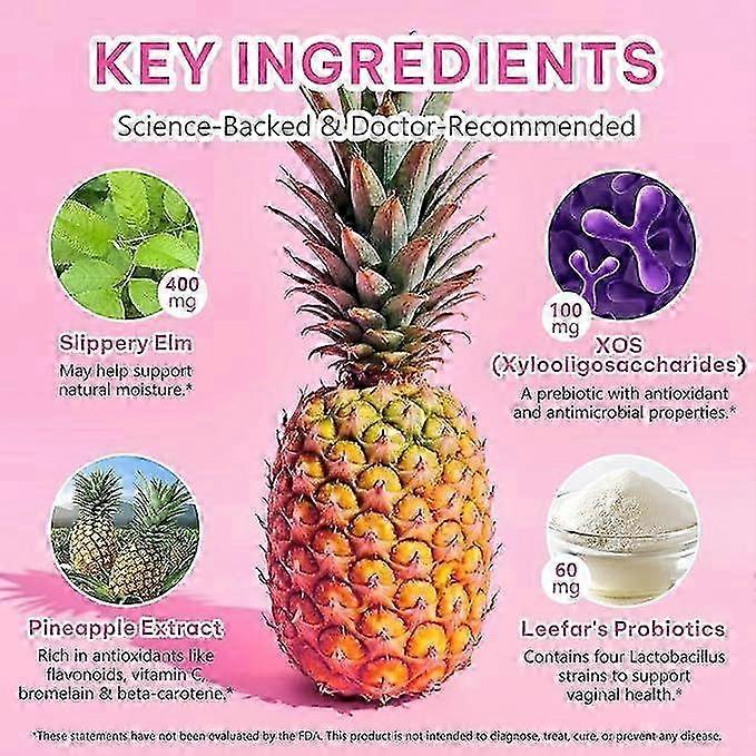 Femmes Probiotic Gummies 60 Count Nutrition Gels & Chew