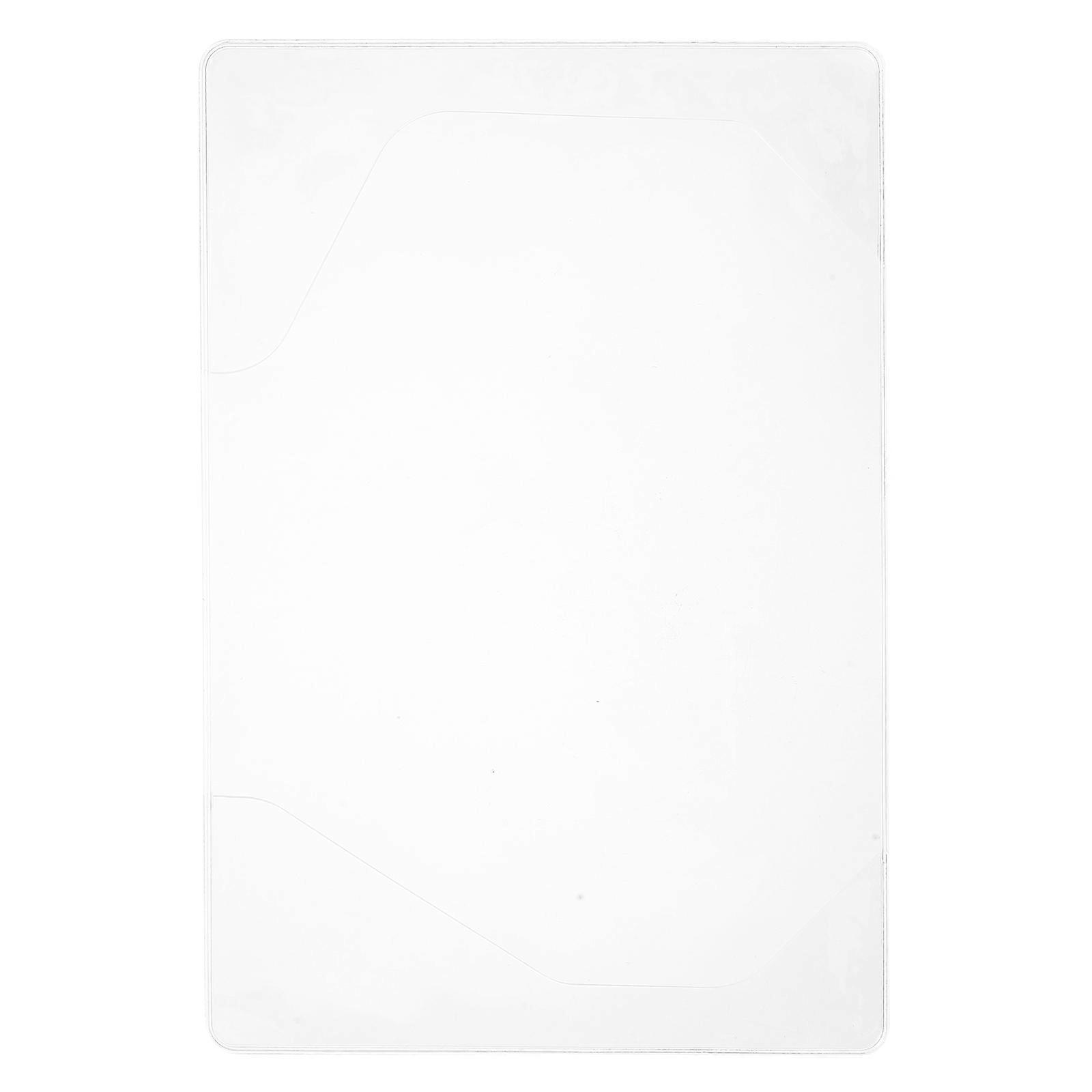 Protective Transparent Book Sleeve for A6 Notebooks with PVC Material