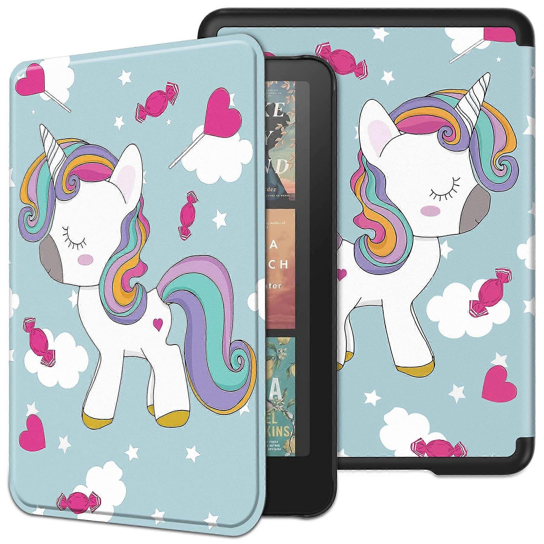 For Amazon Kindle Paperwhite (2024)/Kindle Colorsoft Case Pattern Print PC+PU E-Reader Cover