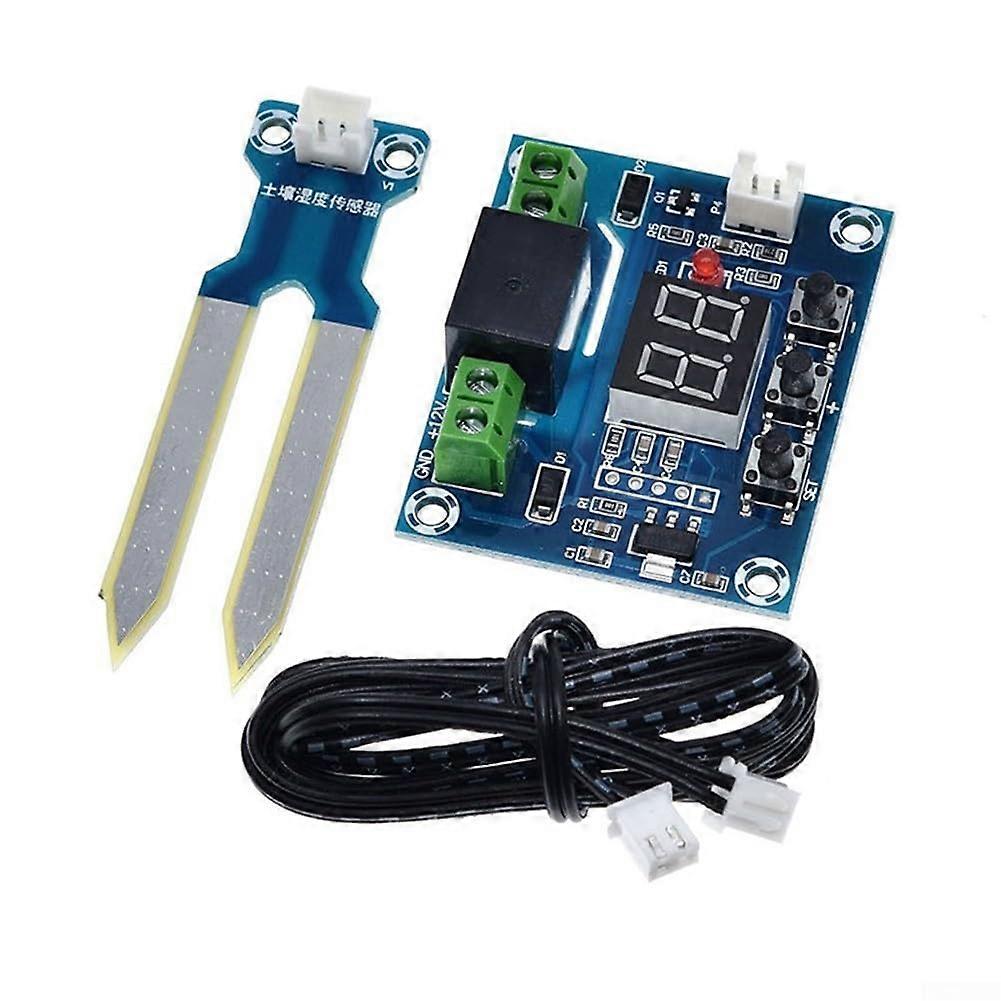 12V Soil Moisture Sensor with Probe and Automatic Irrigation System for Garden and Farm Use
