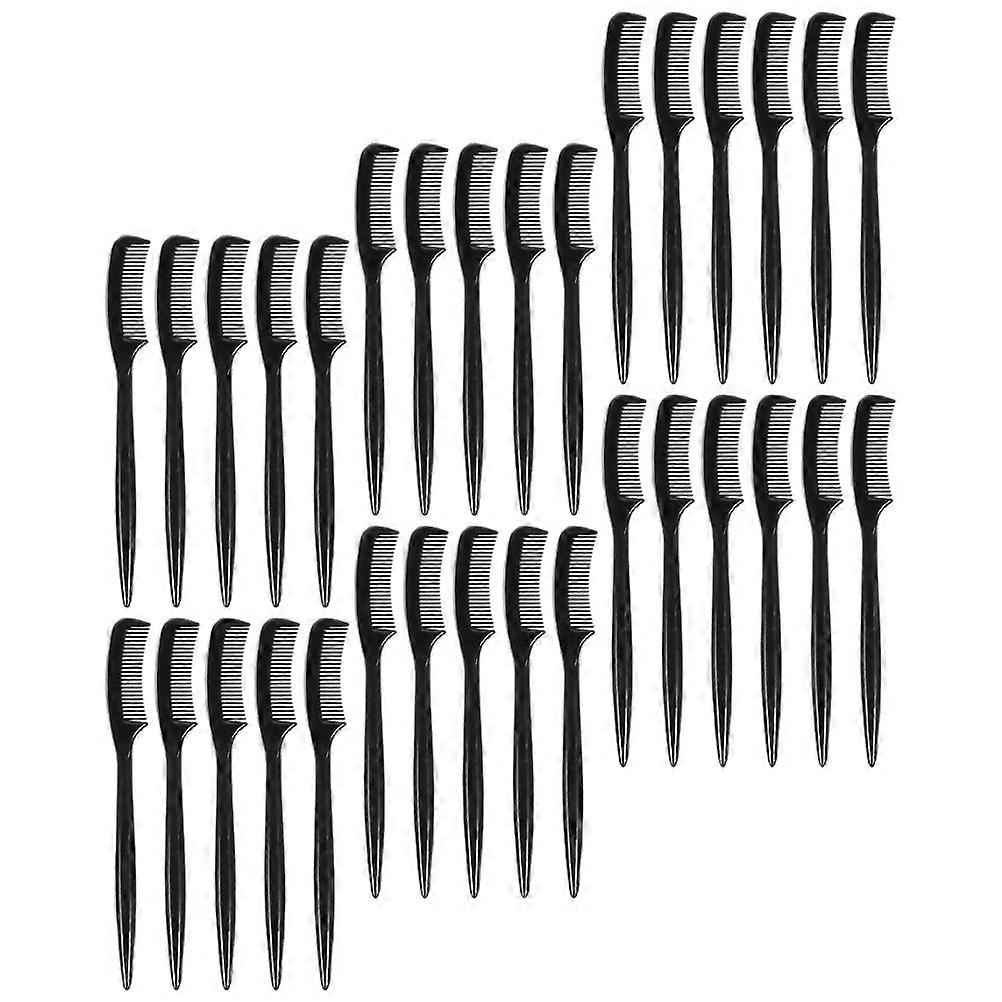 28Pcs Mini Eyebrow Brush for Makeup Portable Plastic Brow Grooming Tool