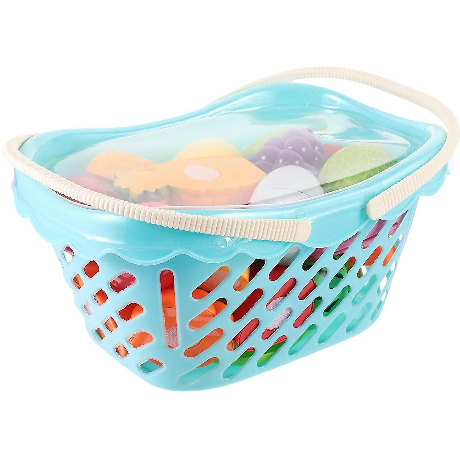 Cutting Fruit Toy Simulated Kitchen Toy Set for Playing 1Set Plastic Materials