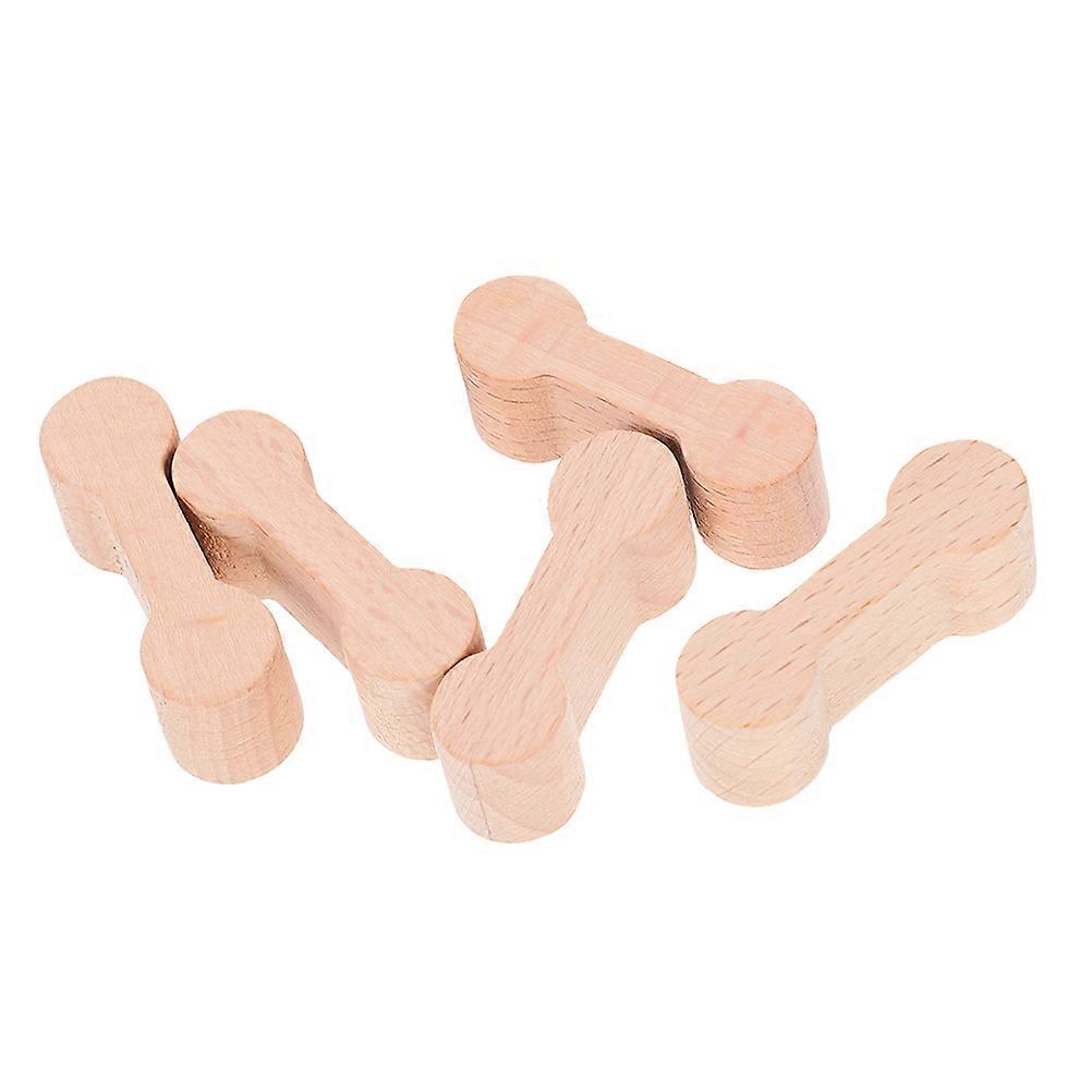 Wood Train Track Buckle Model for 5Pcs Simulation Train Track Support
