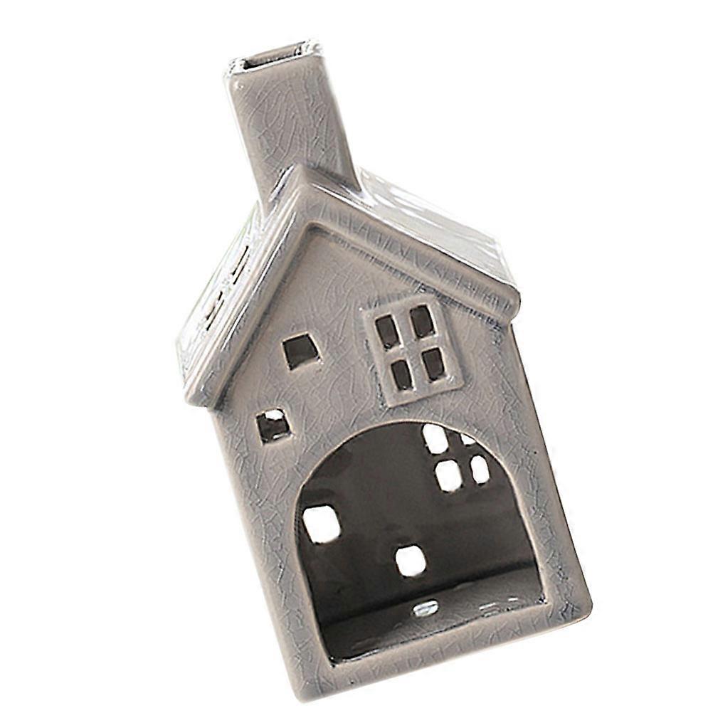 White Ceramic Candle Holder Desktop Stand for 1Pcs Elegant Decoration