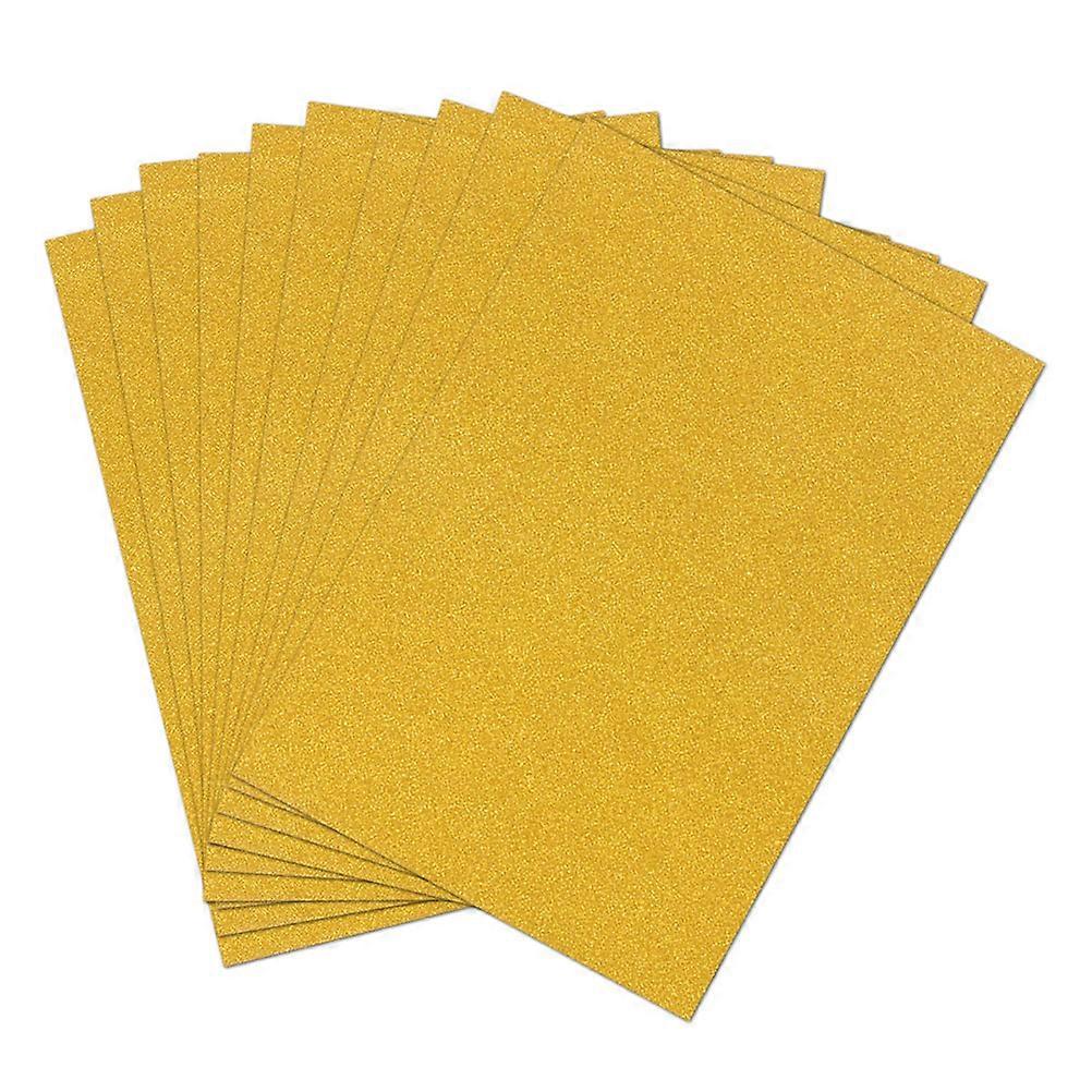 Golden Glitter Cardstock Sheets for DIY Craft Projects 90Pcs Pack