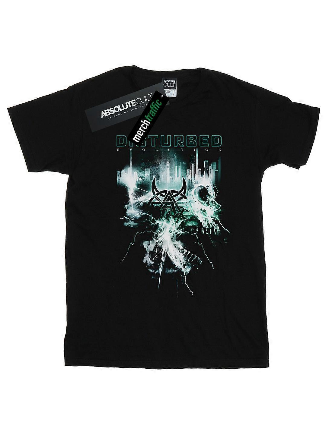 Disturbed Women's Evolution Apocalypse Boyfriend Fit 티셔츠