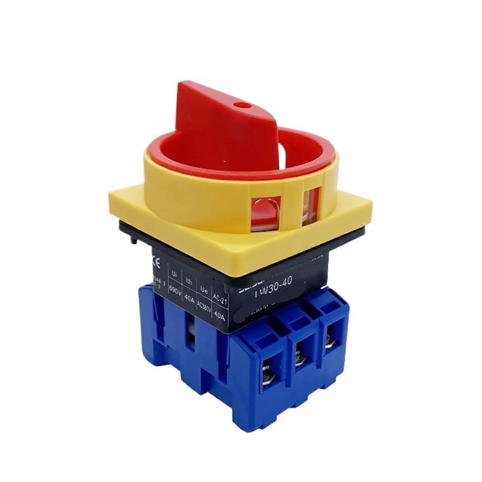 3 Pole 80A Isolator Switch with Lockable Safety Design for  Voltage ONOFF Control 690V