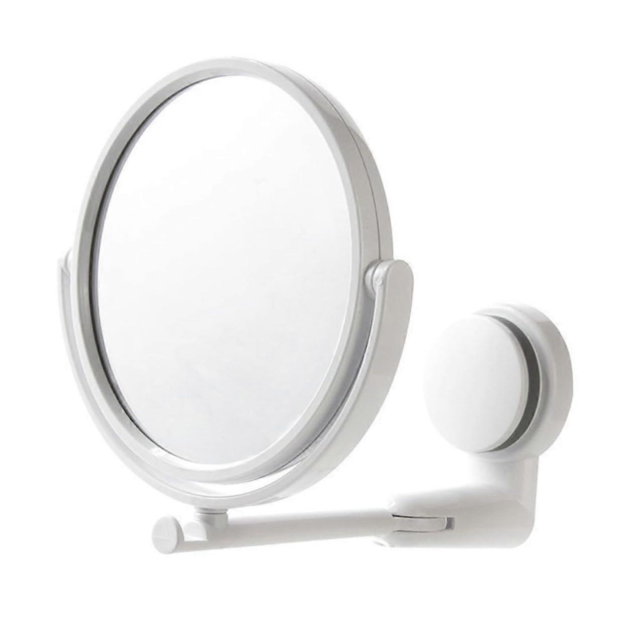 Wall Mounted Makeup Mirror with Suction Cup, Adjustable Angle, Tool Bathroom Vanity Mirror