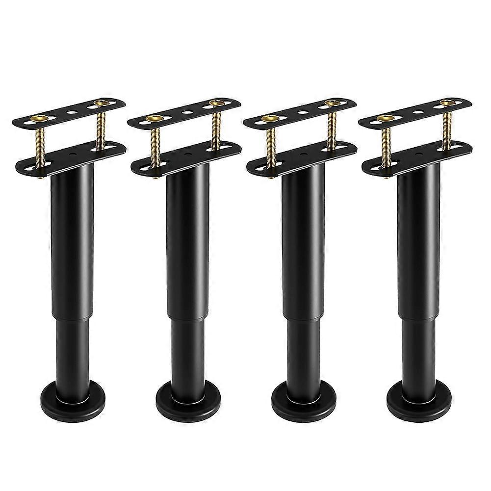 4Pcs Adjustable Height Bed Support Legs 7.08-12.6 Inch, for Bed Frame