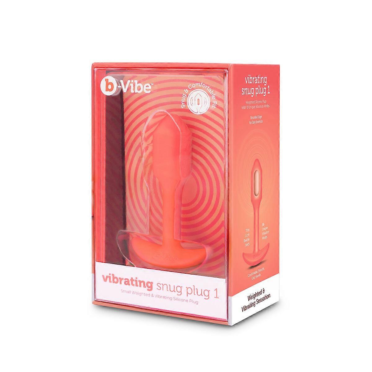 Plug Anal B-Vibe Vibrating Snug Orange