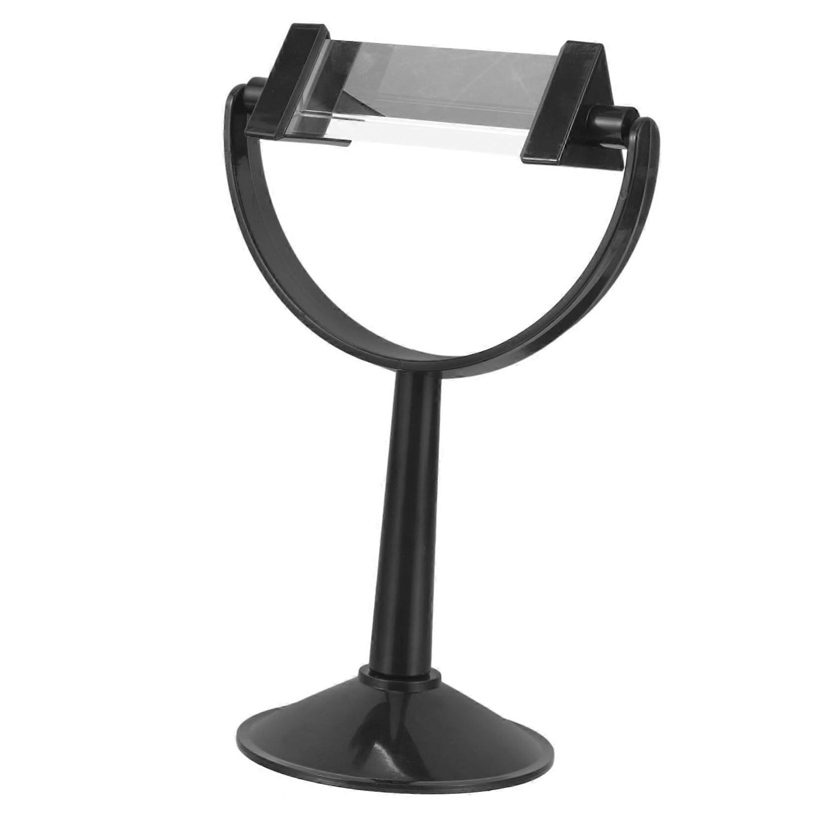 Glass Triangular Prism with Stand for Physics Classroom Light Refraction and Spectrum Display