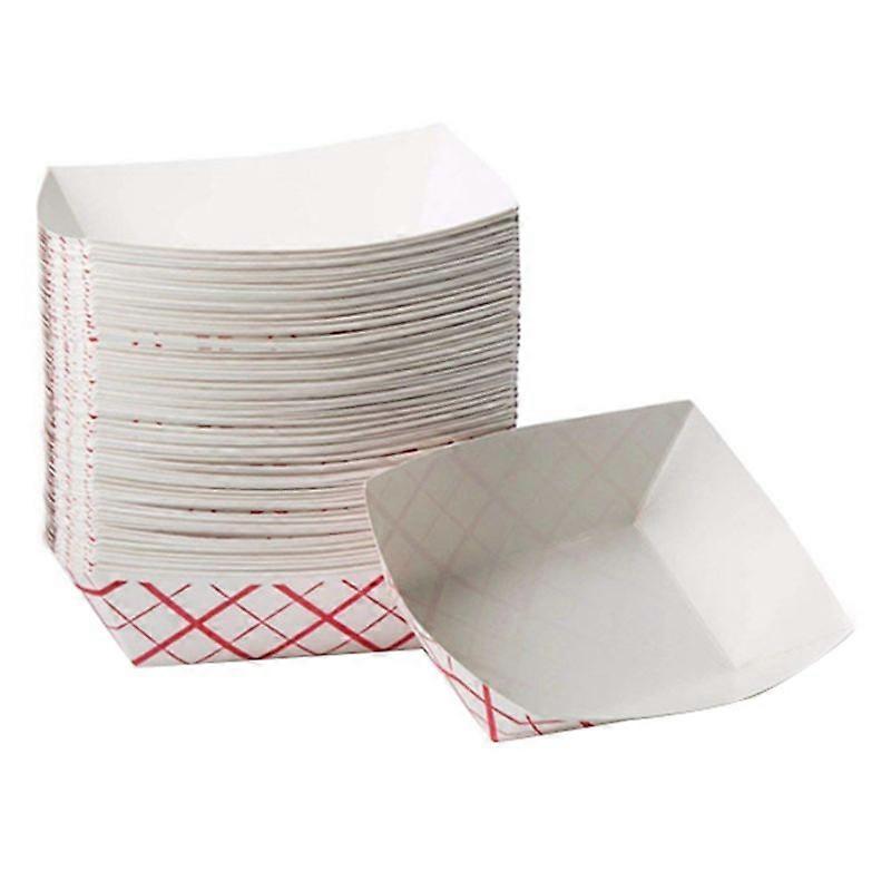 100Pc Paper Food Trays Disposable