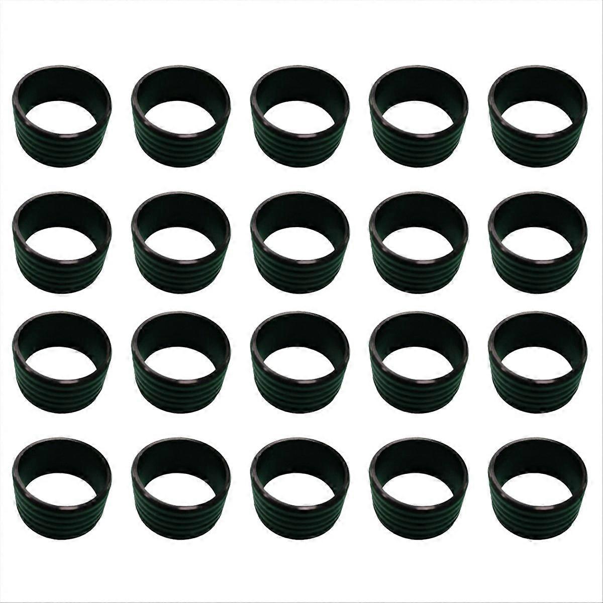 Silicone racket grip Badminton tennis racket sealing ring black