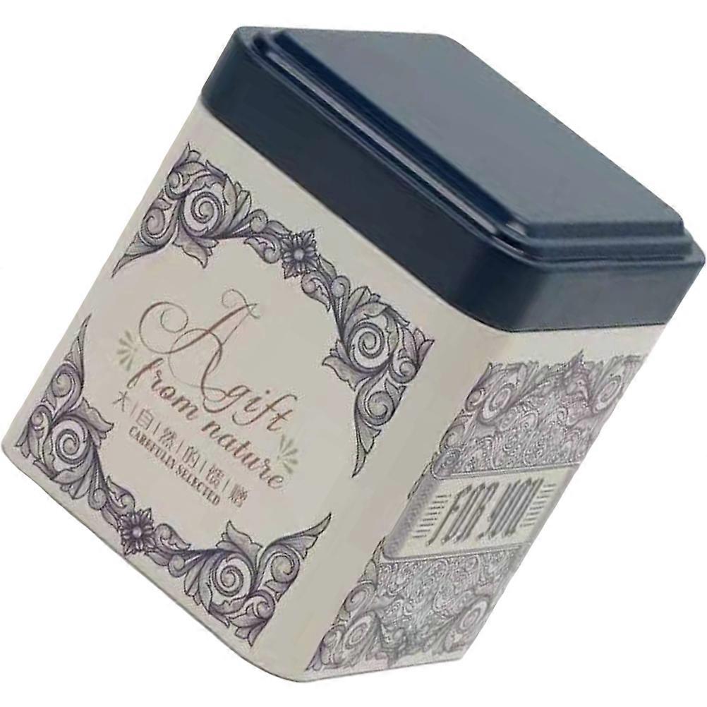 Iron Tea Canister for Storage Multi-Function Candy Jar Portable Tea Jar