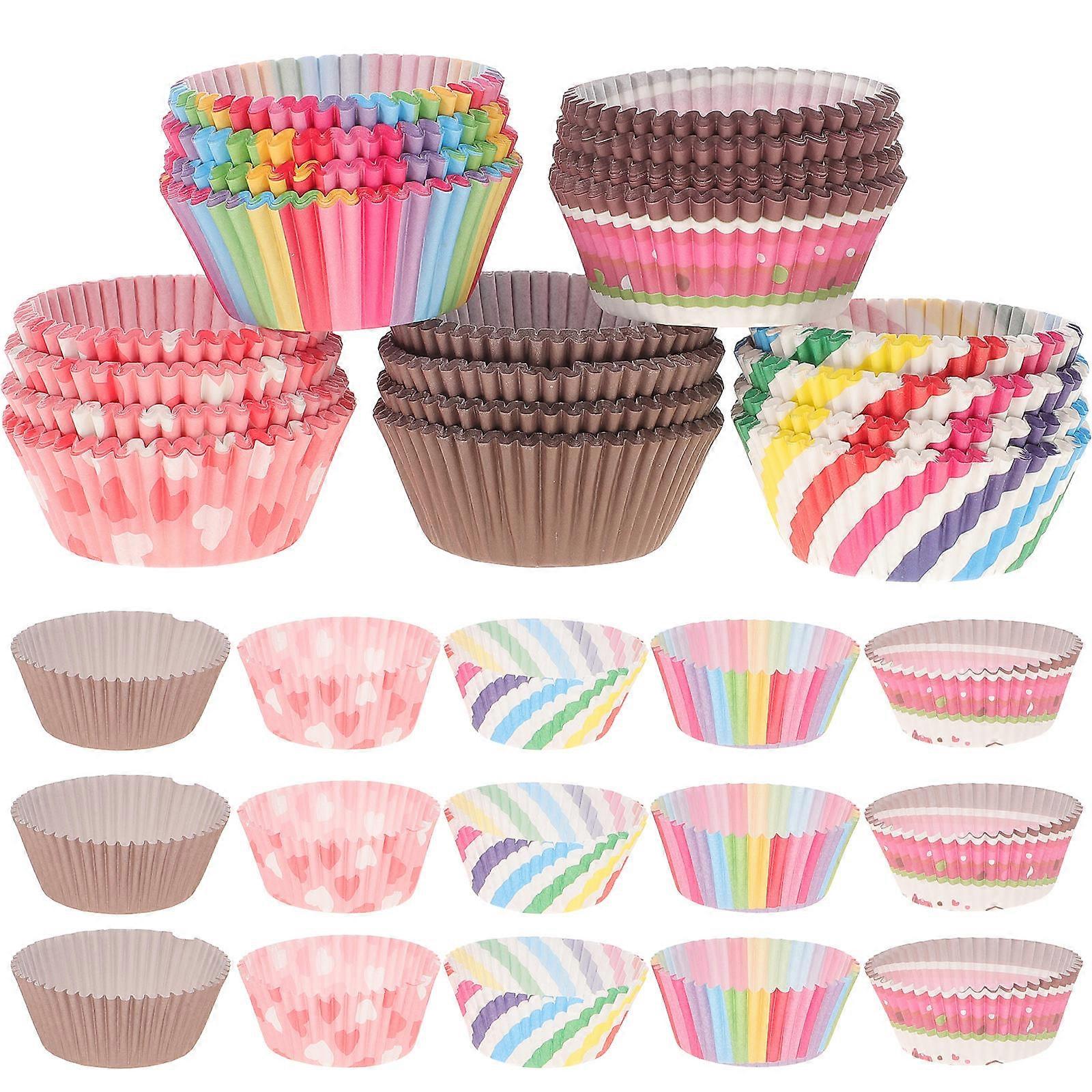 Cupcake Liners for Baking Mini Paper Cups in Assorted Color 500Pcs