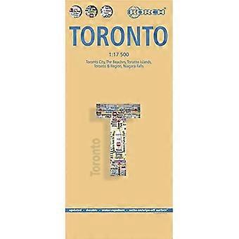 Mappa plastificata di Toronto di Borch (edizione inglese)