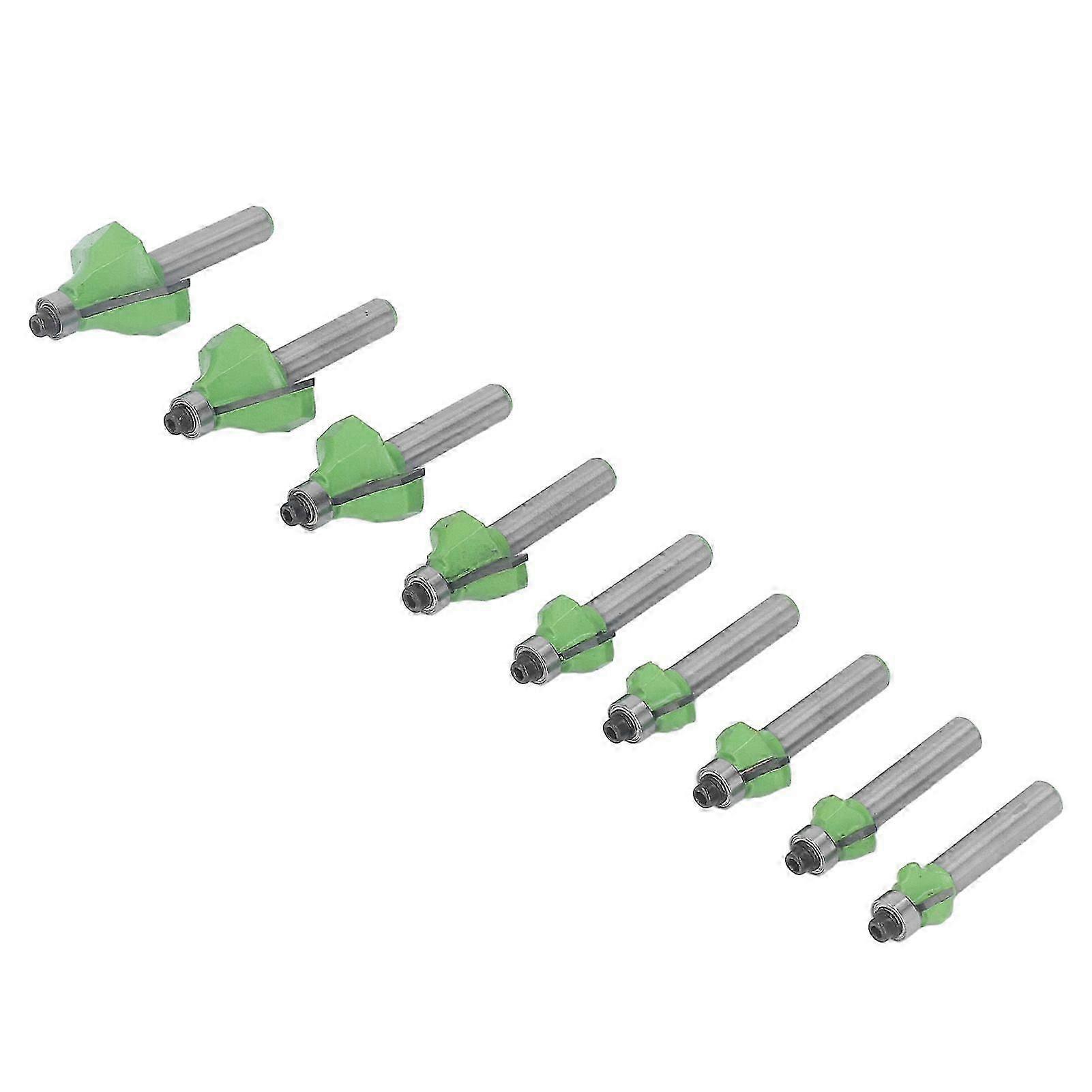 2025 Latest Model  9PCS Beading Bits with 8mm Shank Woodworking Router Bit for