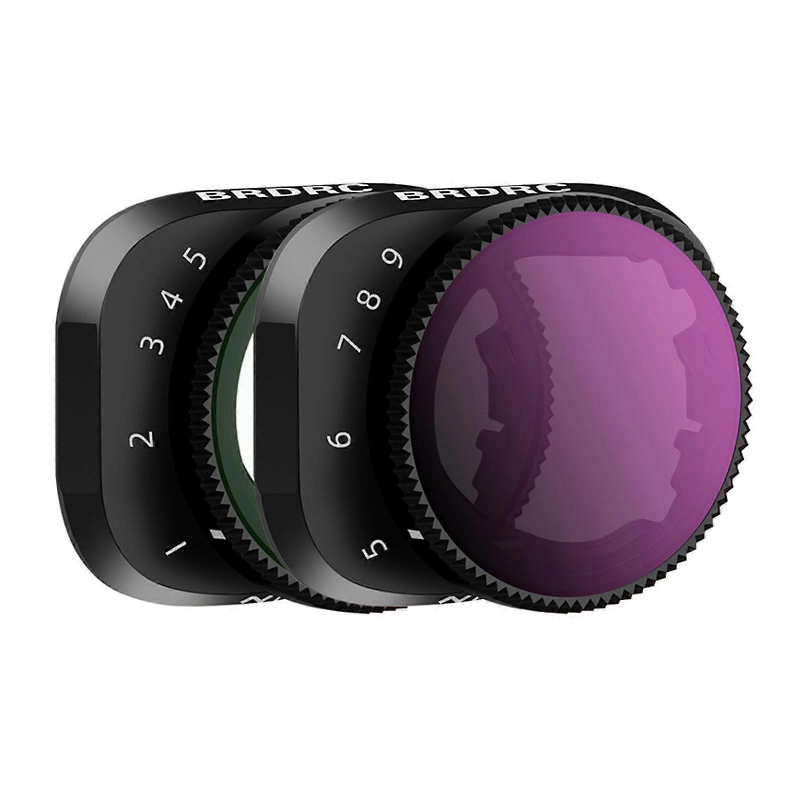 Camera Lens Filter Set, Optical Glass Variable ND25 ND59, Waterproof ScratchResistant