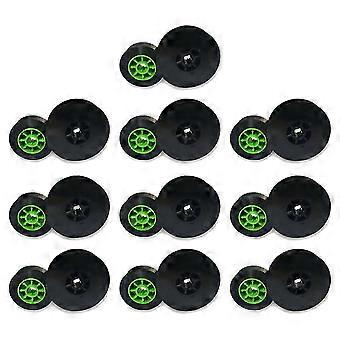 1Pcs,Black & green,10Pcs LM-IR50B Ink Ribbon Black Ribbon for MAX LETATWIN Cable ID Printer Electronic Lettering Machine LM-550A/E-JIANC