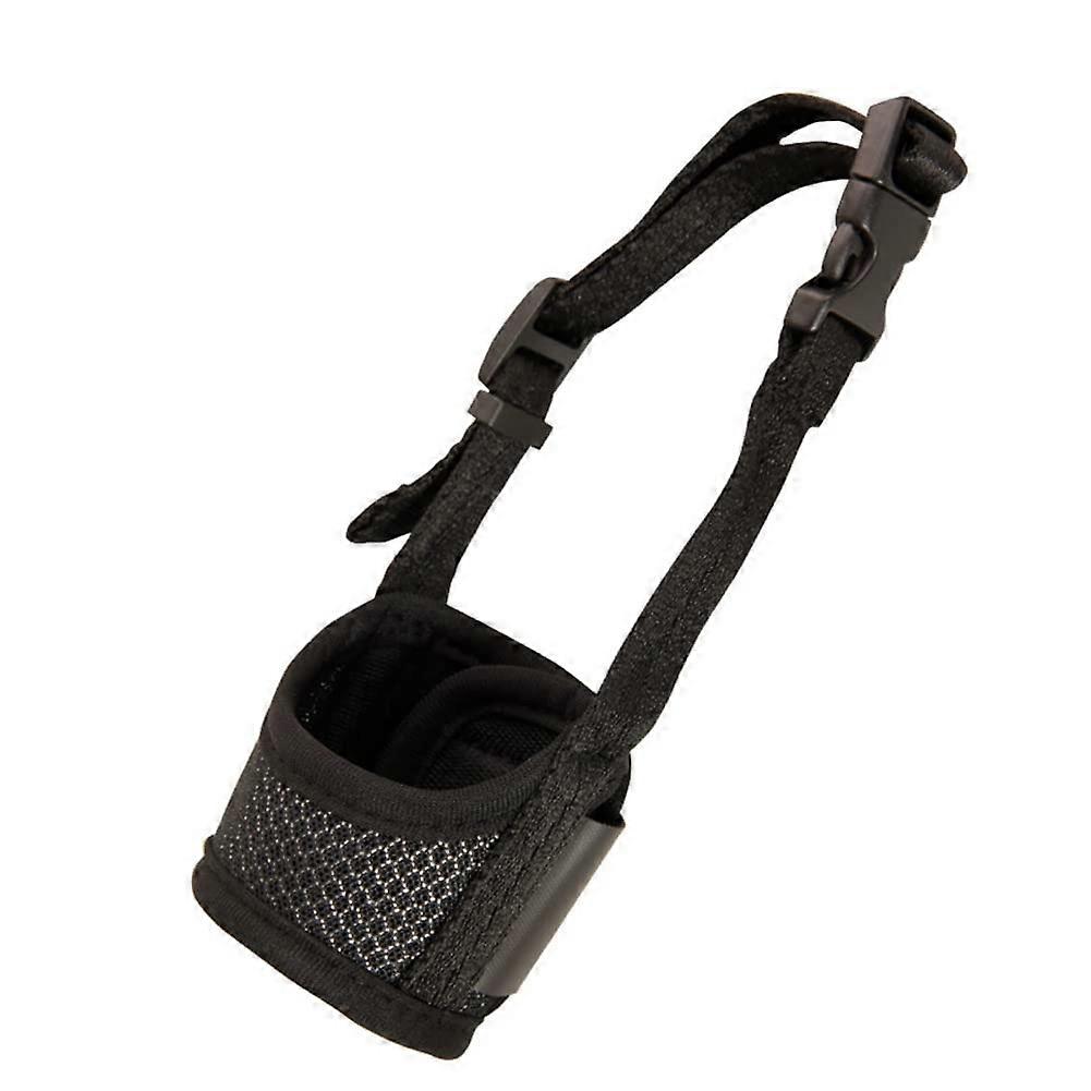 Adjustable Dog Muzzle Soft Breathable Mesh Prevents Biting Barking Chewing Allows Panting 1215cm