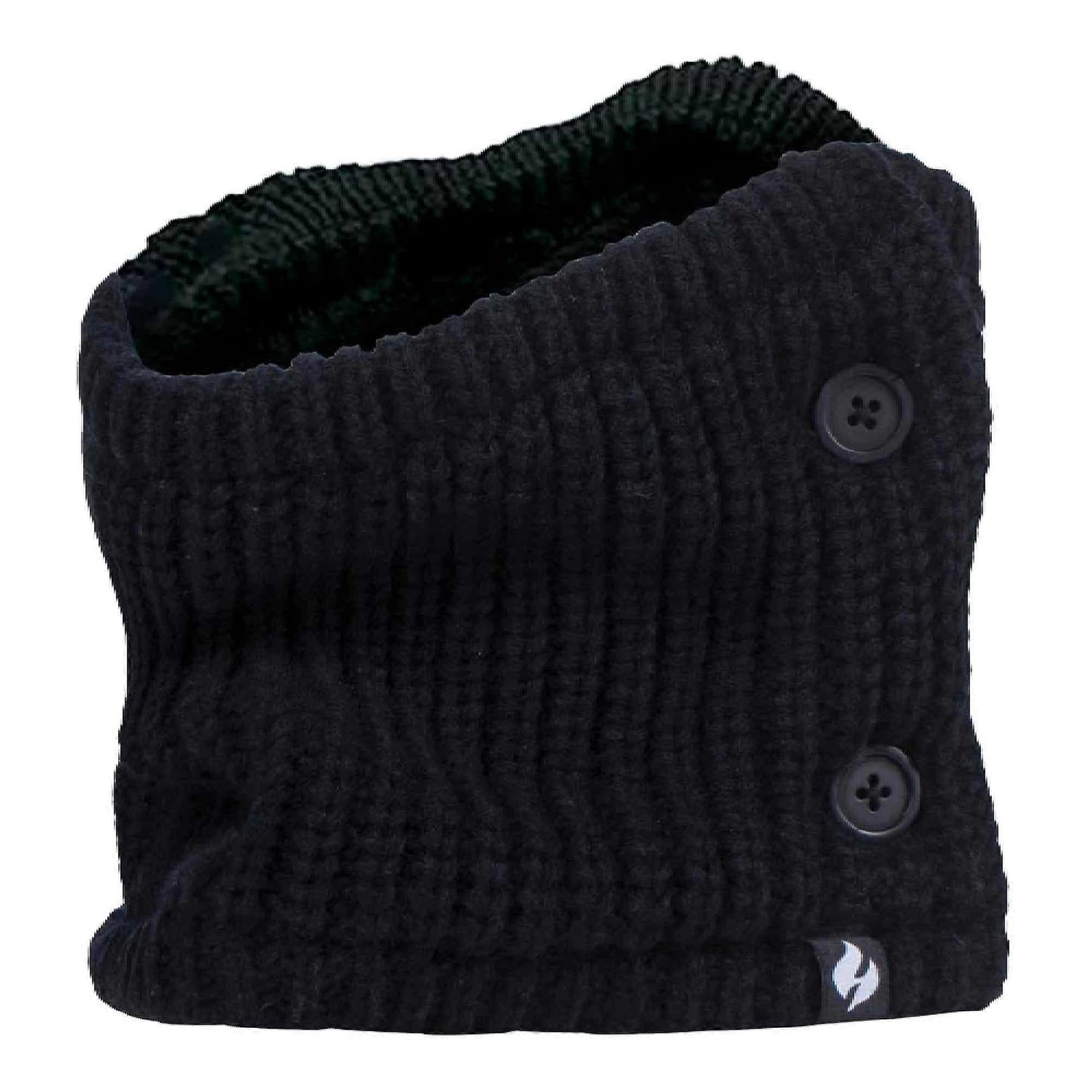 Heat Holders - Womens Thermal Buttoned Neck Warmer