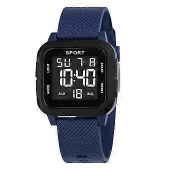 Udendørs Sports Børneure Multifunktionelt Vækkeur Drenge Digitale Armbåndsure Vandtæt Lysende Militær Elektronisk Ur
