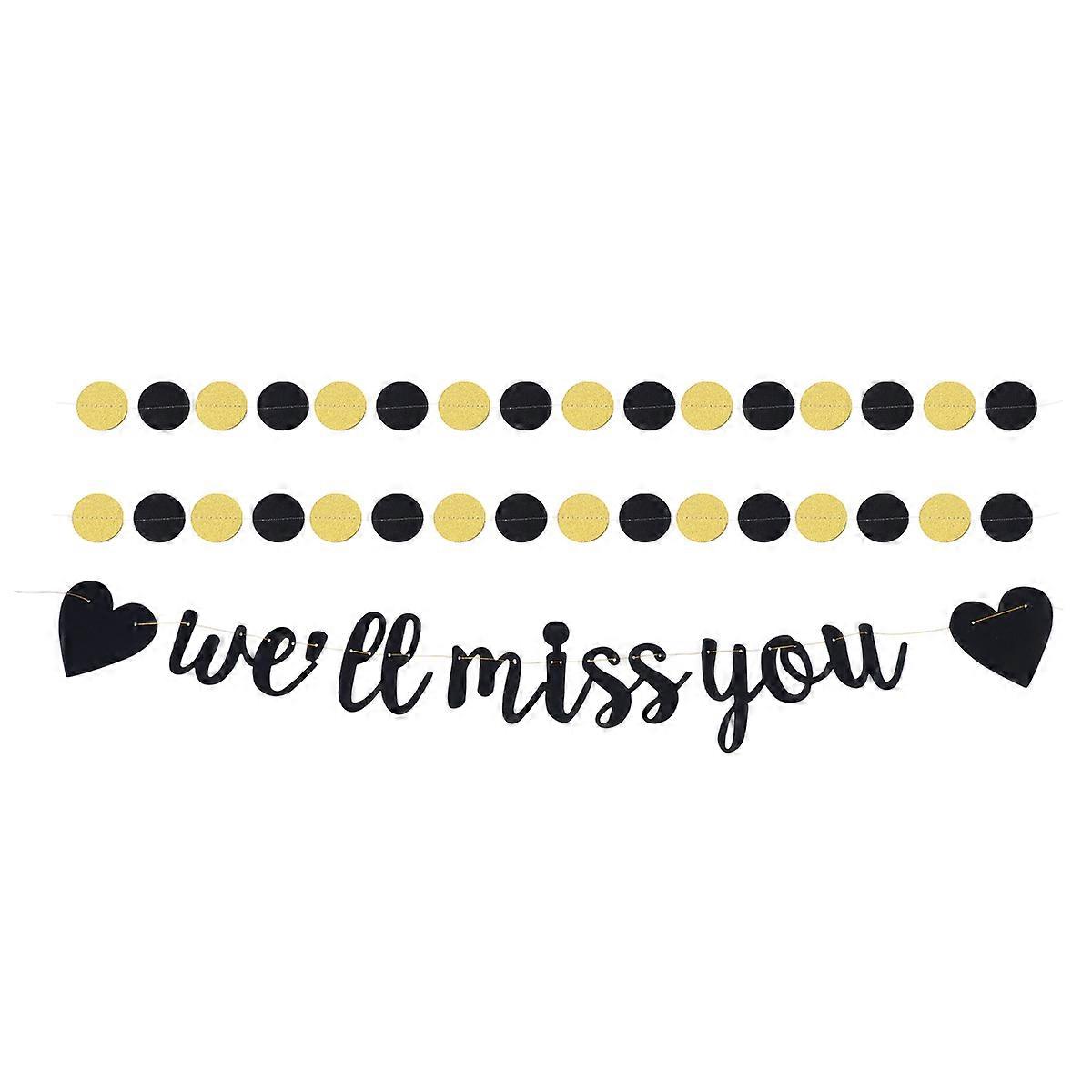 Hanging Banner We Will Letter Pull Flag for Decoration 3Pcs