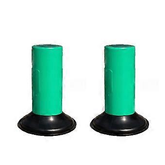 Lot de 2 supports de guidon portables à ventouse pour vélo d'extérieur