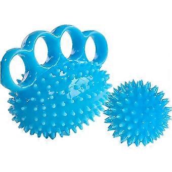Hand Grip Strength Trainer, Spiky Massage Balls For Back, Muscles And Hand Strengthener Exercise For 4 Fingers, Hand Grip Strengthening Ball