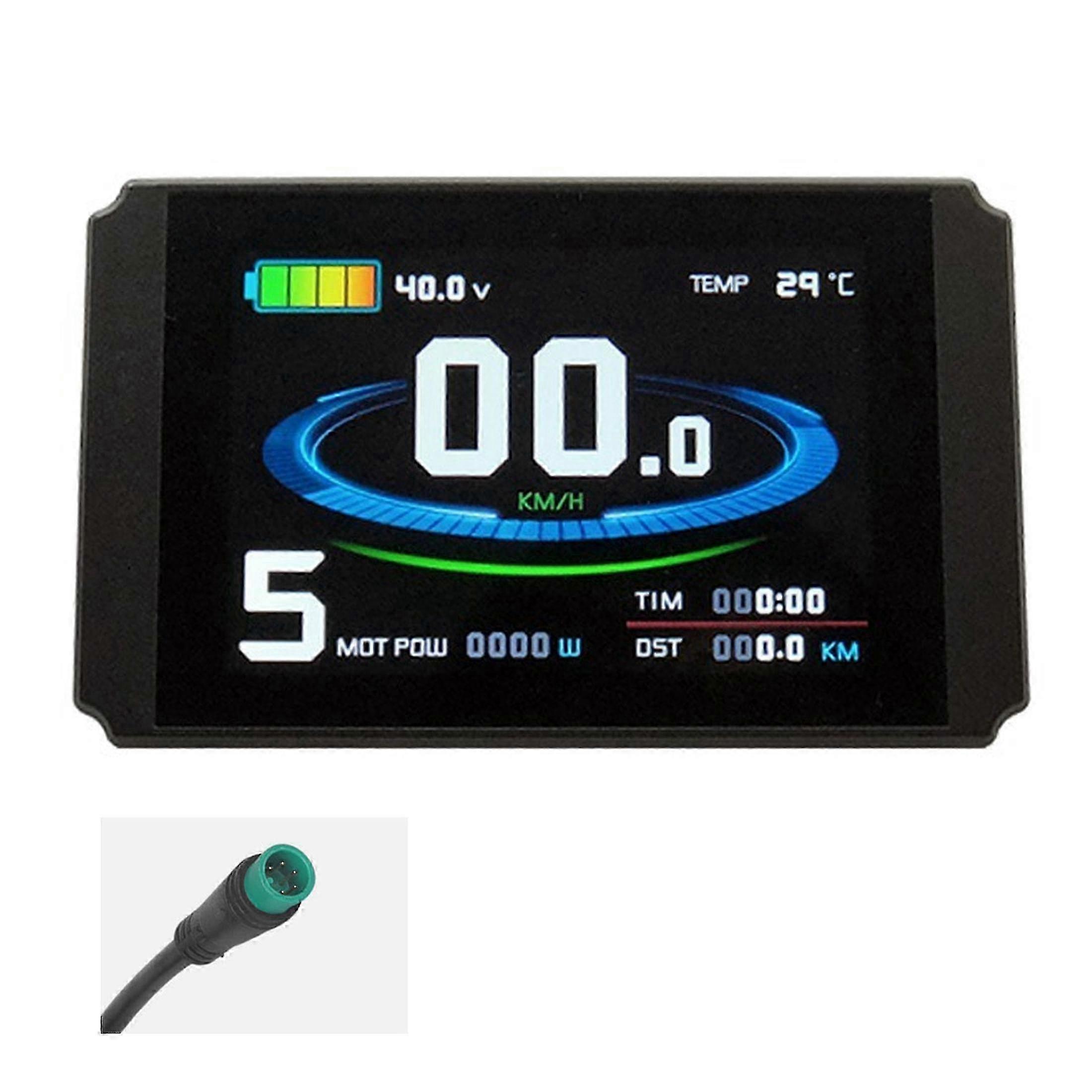 KT-LCD8H E-Bike LCD Display Waterproof Compatible for KT Controller