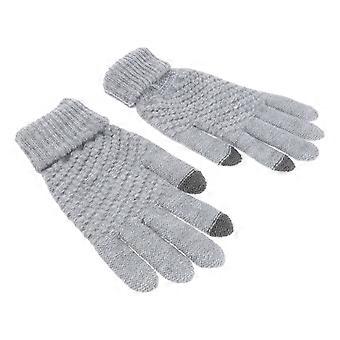 Knitted Gloves for Touch Screen Pair of Wool Gloves for Cellphone Tablets