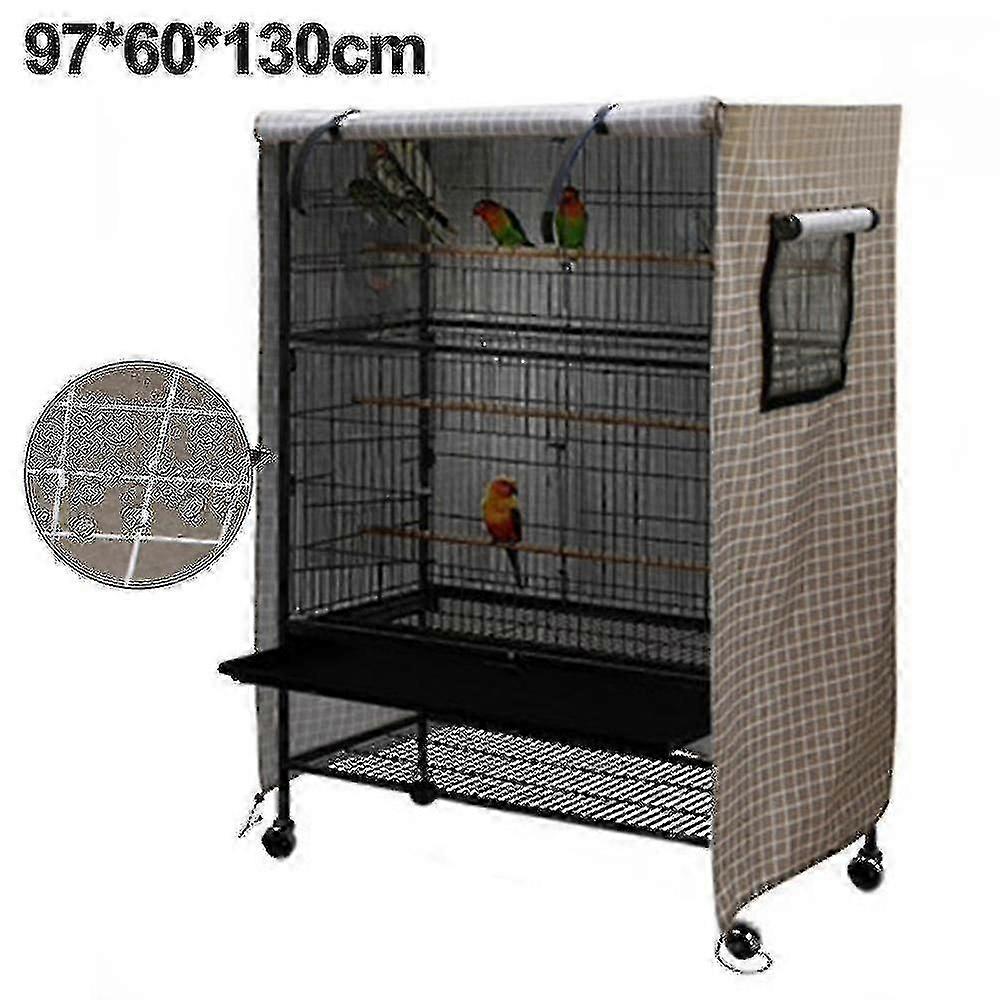 Large Washable Parrot Cage Windproof Dustproof Night Cover