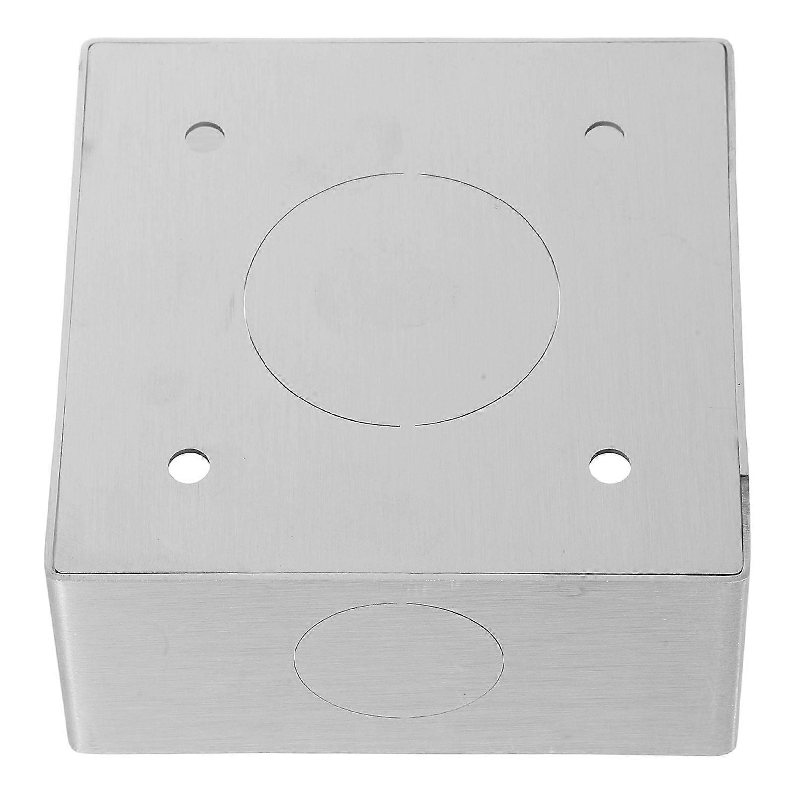 Silver Surface Mount Junction Box for Fireproof Electrical Outlet