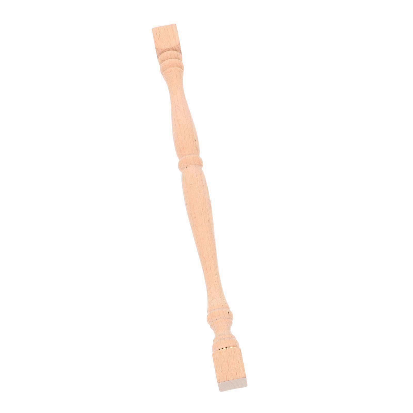 Beige Solid Wood Roman Column Baluster Spindle for Home Improvement