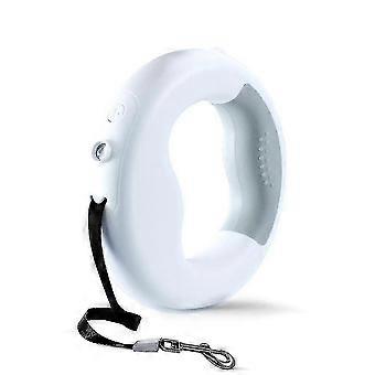 Luminous Retractable Dog Leash with LED Light, 2m Rope, Rechargeable Battery, Medium