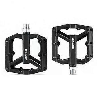 CXWXC Fahrradpedale aus Nylon, dreifach gedichtet, Perrin-gedichtet, breite Auflagefläche, rutschfeste Spikes, MTB-Pedale, Fahrradteile 9,dbIAOS