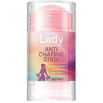 Anti-Chafing Stick for Women, Long-Lasting Anti-Friction Balm, Non-Greasy Skin Moisturizer Stick for Thighs, Arms & Sports, 45g