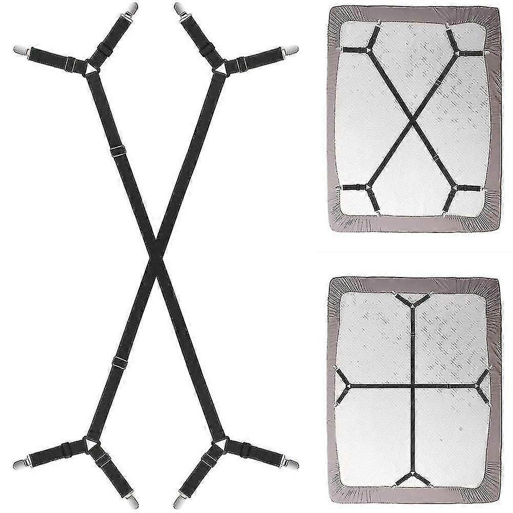 Bed Sheet Tensioners, Adjustable Triangular Tensioners For Bed Sheets