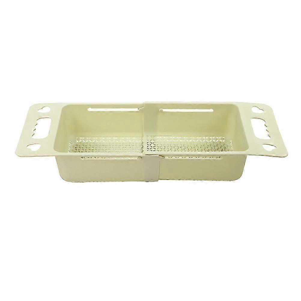 Green Sink Colander for Draining Basket Retractable Kitchen Strainer 1Pcs