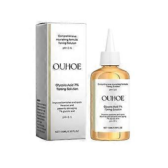 Glykolsäure 7 % Feuchtigkeitsspendendes Gesichtswasser für reine, jugendliche Haut, reduziert Aknenarben, 100 ml