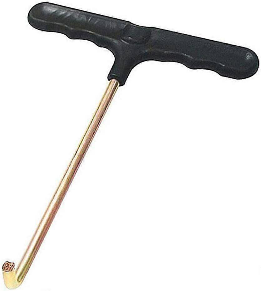 Trampoline Tools Spring Pull T-Hook Metal Tent Peg Puller, Hand Tool